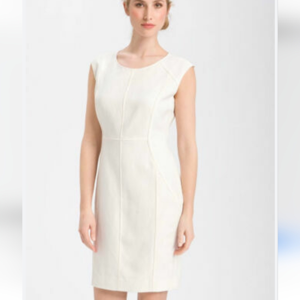 Marc New York Cream Zip-Up Dress